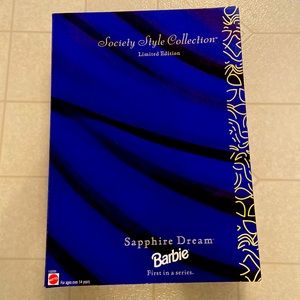 Society Style Collection Limited Edition Sapphire Dream Barbie NEW 1995
